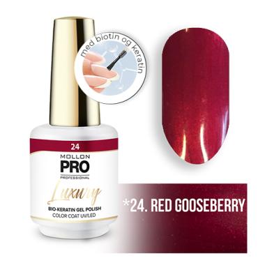 Luxury Gellak - 24 Red Gooseberry, 8ml