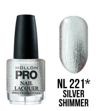 Hardening Nail Lacquer - 221 Silver Shimmer