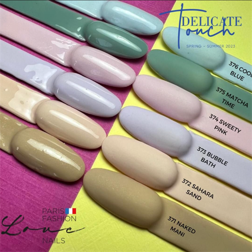 Pastelfarvet gellak - Delicate Touch (Limited